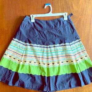 Talbots Patterned Below-the-Knee Skirt